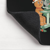 Tapis De Souris Optometry Gingerbread Christmas Optician Sight Squ (Coin)