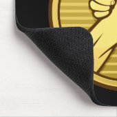 Tapis De Souris Or aux bras de fer (Coin)