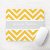 Tapis De Souris Or Chevron Mousepad | TBM (Avec souris)