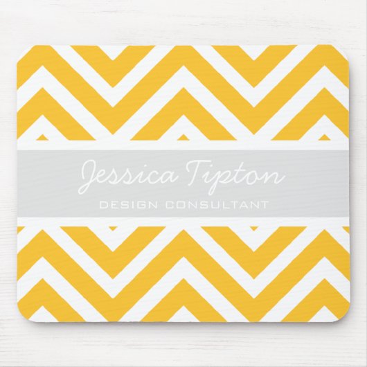 Tapis De Souris Or Chevron Mousepad | TBM (Devant)