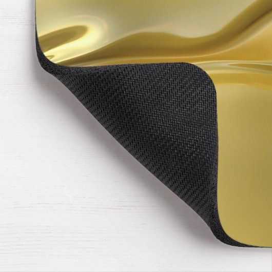 Tapis De Souris Or liquide Abstrait (Coin)