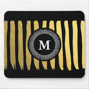Tapis De Souris Or noir magnifique Mousepadf pour votre bureau