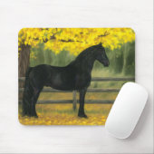 Tapis De Souris Or noir - mousepad (Avec souris)