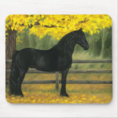 Tapis De Souris Or noir - mousepad (Devant)