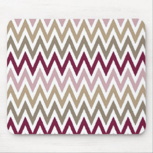 Tapis De Souris Or rose chic Chevron
