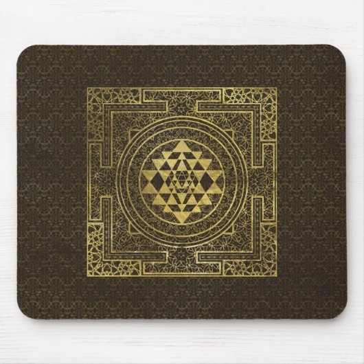 Tapis De Souris Or Sri Yantra/Sri Chakra (Devant)