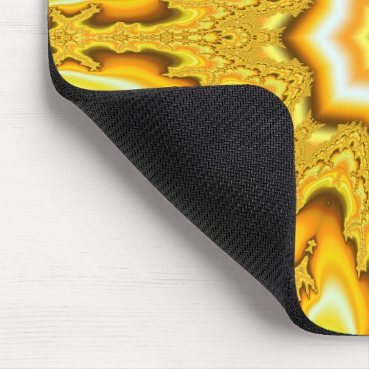 Tapis De Souris Or Star Fractal Mousepad (Coin)