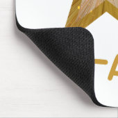 Tapis De Souris Or Star 'STAR' mousepad blanc (Coin)