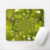 Tapis De Souris Or vert : banane tropicale Twist Kaleidoscope (Avec souris)