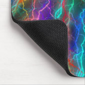 Tapis De Souris Orage éclair arc-en-ciel (Coin)