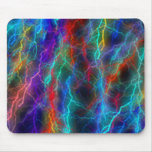 Tapis De Souris Orage éclair arc-en-ciel