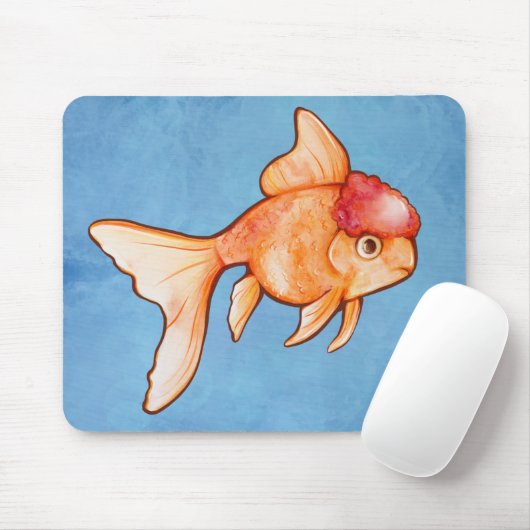 Tapis De Souris Oranda Goldfish (Avec souris)