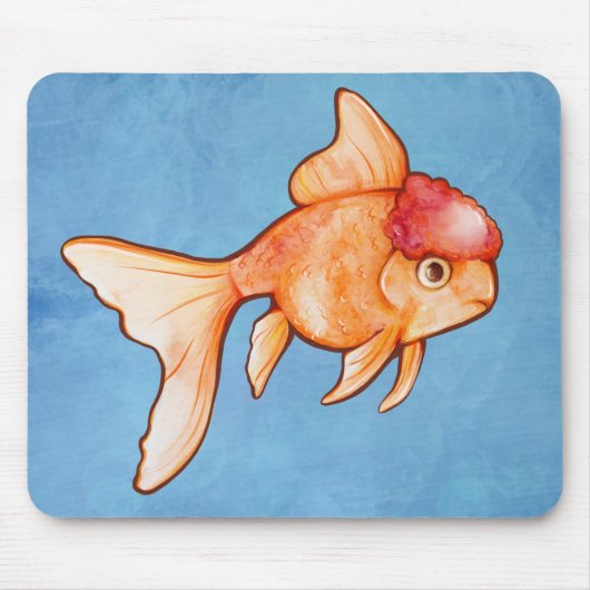 Tapis De Souris Oranda Goldfish (Devant)