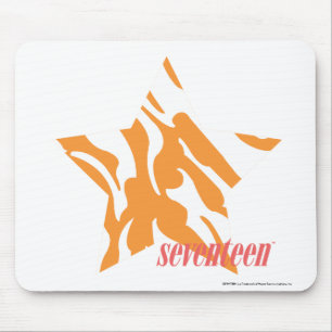 Tapis De Souris Orange 3 de zèbre