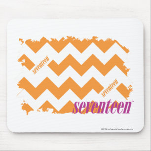 Tapis De Souris Orange 4 de zigzag