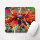 Tapis De Souris Orange Black Eyed Susan Flower (Avec souris)