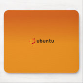 Tapis De Souris Orange classique d'Ubuntu (Devant)