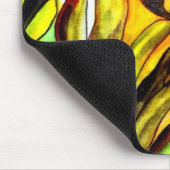 Tapis De Souris Orange Clown Poisson aquarelle peinture d'art orig (Coin)