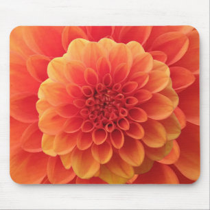 Tapis De Souris Orange Dahlia