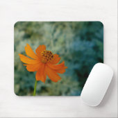 Tapis De Souris Orange Daisy (Avec souris)