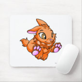 Tapis De Souris Orange de Cybunny (Avec souris)