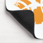 Tapis De Souris Orange de zèbre (Coin)