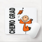 Tapis De Souris Orange DIPLÔMÉ 1 (leucémie) de CHIMIO (Avec souris)