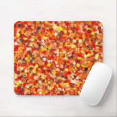 Tapis De Souris Orange Dot Mousepad (Avec souris)