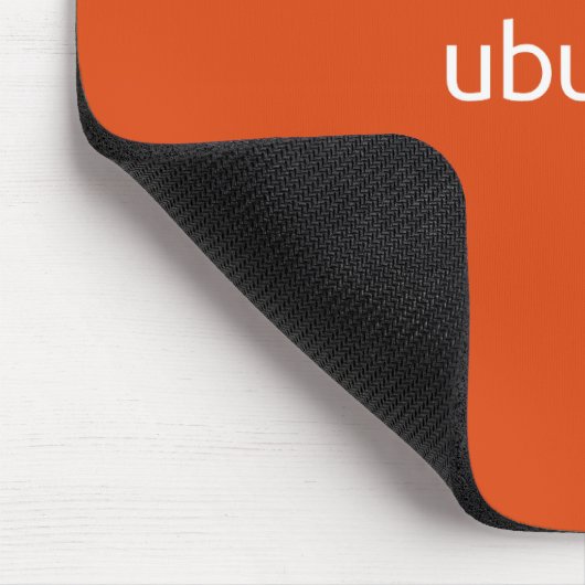 Tapis De Souris Orange d'Ubuntu Linux (Coin)