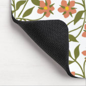 TAPIS DE SOURIS ORANGE FLEURS (Coin)