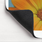 Tapis De Souris Orange Gerber Daisy (Coin)