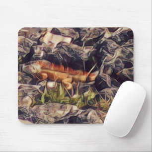Tapis De Souris Orange Guana Art