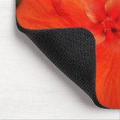 Tapis De Souris Orange Hibiscus Fleur Mousepad (Coin)