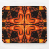Tapis De Souris Orange Kaleidoscope 03 (Devant)