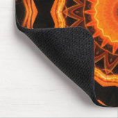 Tapis De Souris Orange Kaleidoscope 04 (Coin)