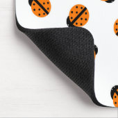 Tapis De Souris Orange Lady Bug Mousepad (Coin)