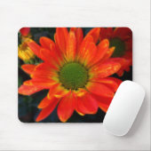 Tapis De Souris Orange lumineux avec raindrops Pad Souris (Avec souris)