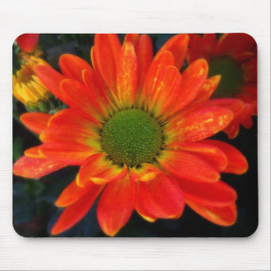 Tapis De Souris Orange lumineux avec raindrops Pad Souris