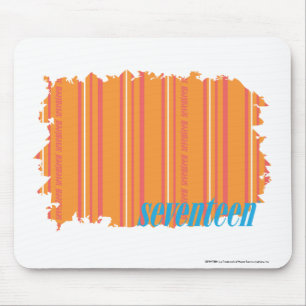 Tapis De Souris Orange mince 2 de rayures