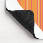 Tapis De Souris Orange mince 3 de rayures (Coin)