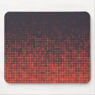 Tapis De Souris Orange, moderne, point mi-teint urbain design moti