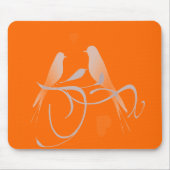 Tapis De Souris Orange profond (Devant)