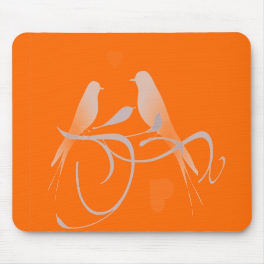 Tapis De Souris Orange profond (Devant)