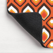 Tapis De Souris Orange psychédélique (Coin)