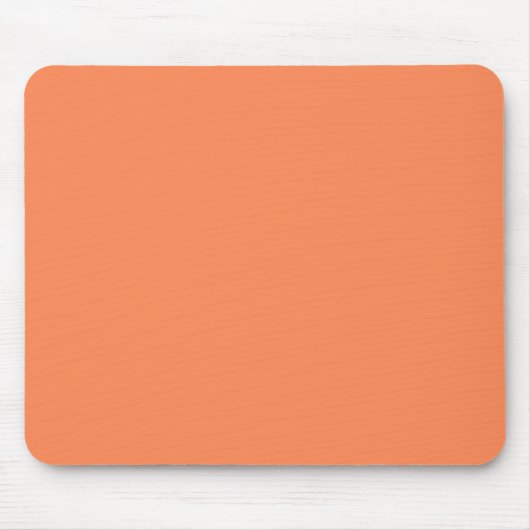 Tapis De Souris Orange solide de nectarine (Devant)
