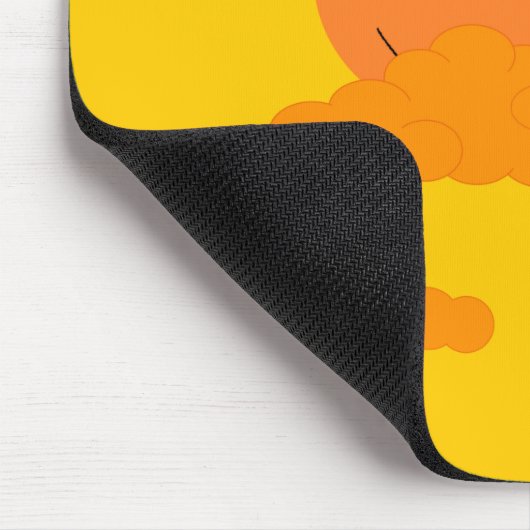 Tapis De Souris Orange Sun and Golden Sunrise Mouse Pad (Coin)
