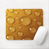 Tapis De Souris Orange Water Drop Texture (Avec souris)