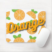 Tapis De Souris Oranges (Avec souris)