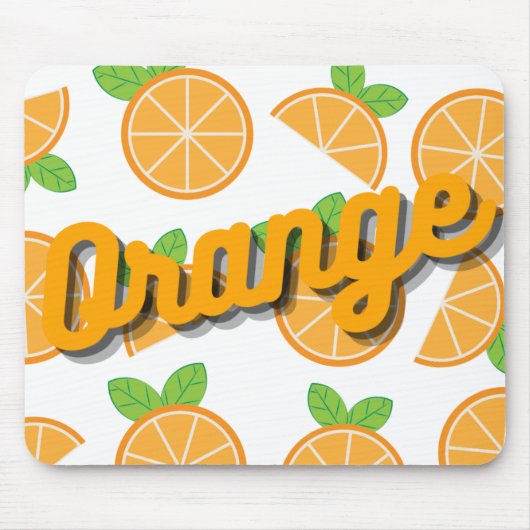 Tapis De Souris Oranges (Devant)