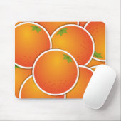 Tapis De Souris Oranges funky (Avec souris)